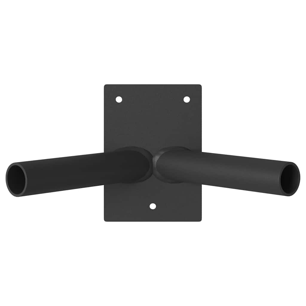 Fahnen Pole Holde Schwarz 10,5 x 7,5 x 0,25 cm Stahl