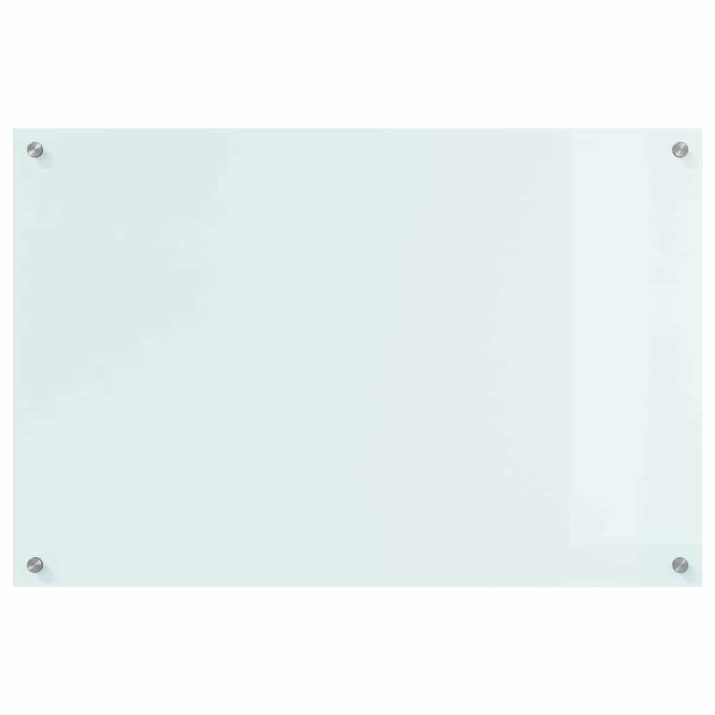 Küchenrückwand 2 pcs Weiß 70 x 40 cm Gehärtetes Glas