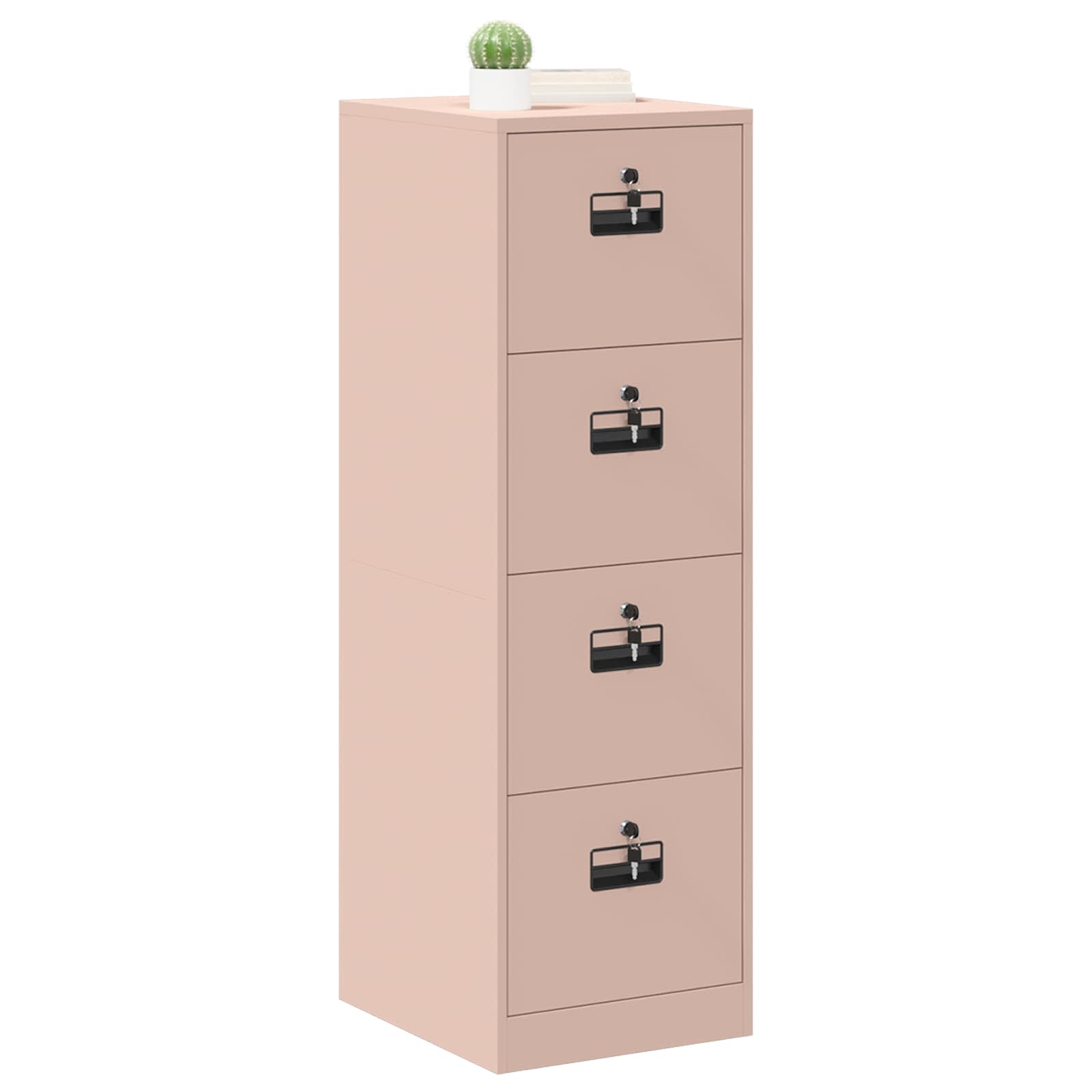 Aktenschrank 2 pcs Schwarz 44 x 50 x 139 cm Kaltgewalzter Stahl