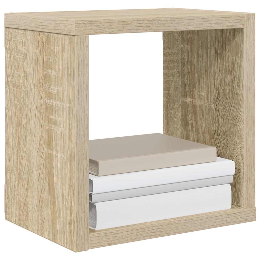 Würfelregale 2 Stk. Weiß 30x15x30 cm