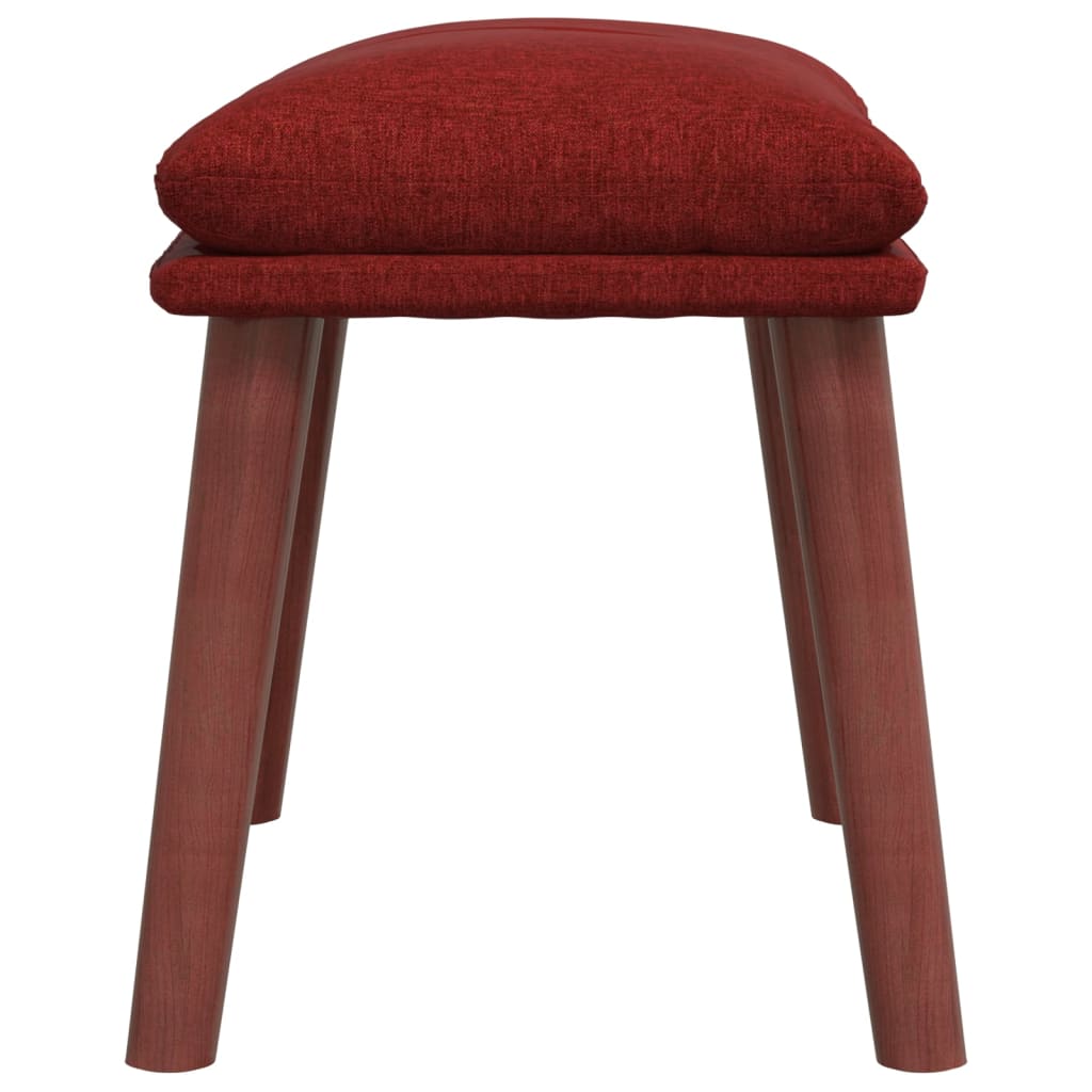Fußhocker Hellgrau 45x29,5x35 cm Stoff