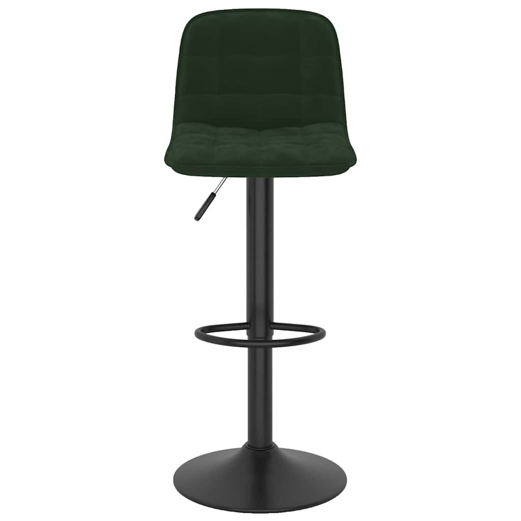 Barhocker 2 Stk. Hellgrün Samt