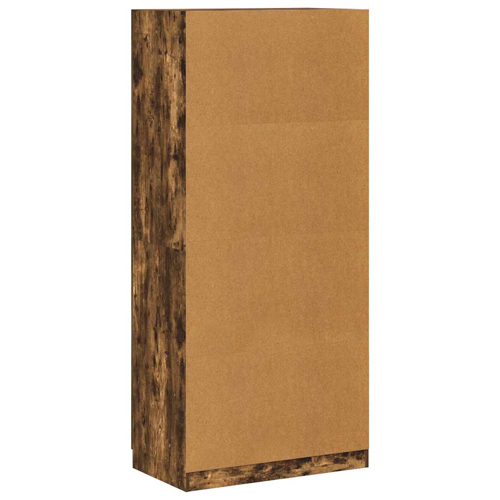 Kleiderschrank Weiß 90x52x200 cm Holzwerkstoff