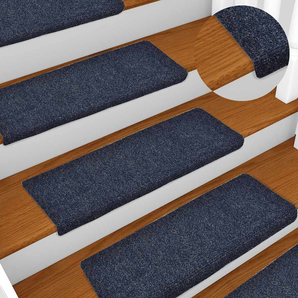 Stufenmatten Selbstklebend 15 Stk. 65x21x4 cm Hellbraun Rechteckiger Rand