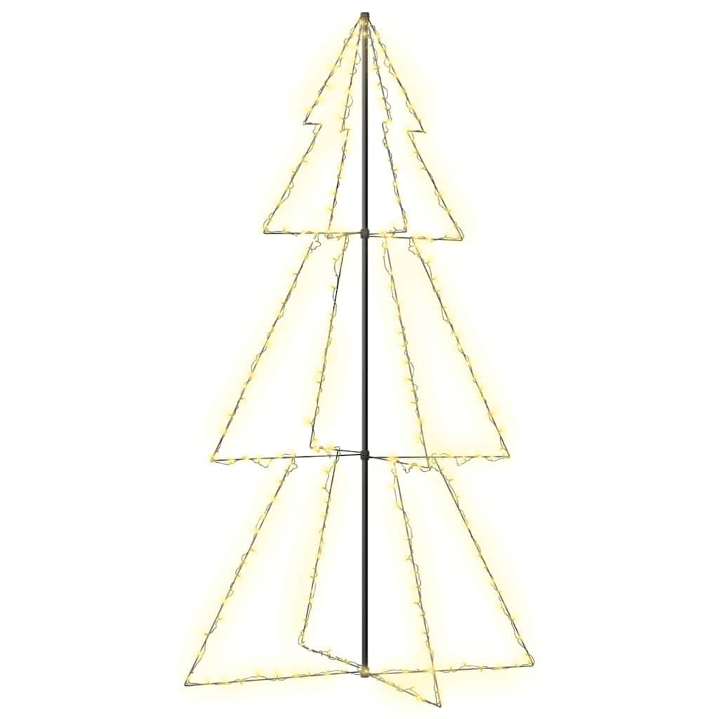 Weihnachtsbaum in Kegelform 160 LEDs Indoor & Outdoor 78x120 cm