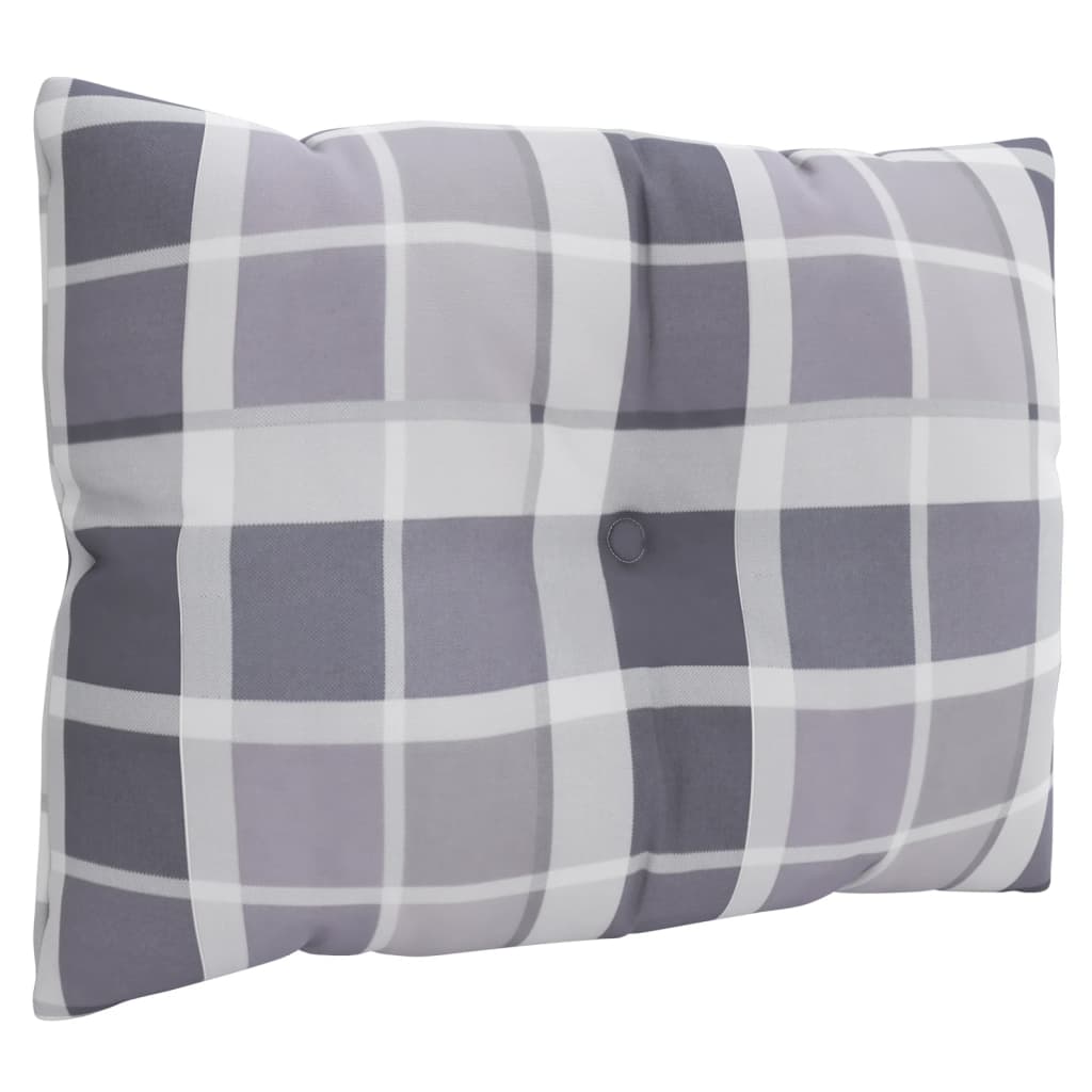 Palettenkissen 3-tlg. Taupe Stoff