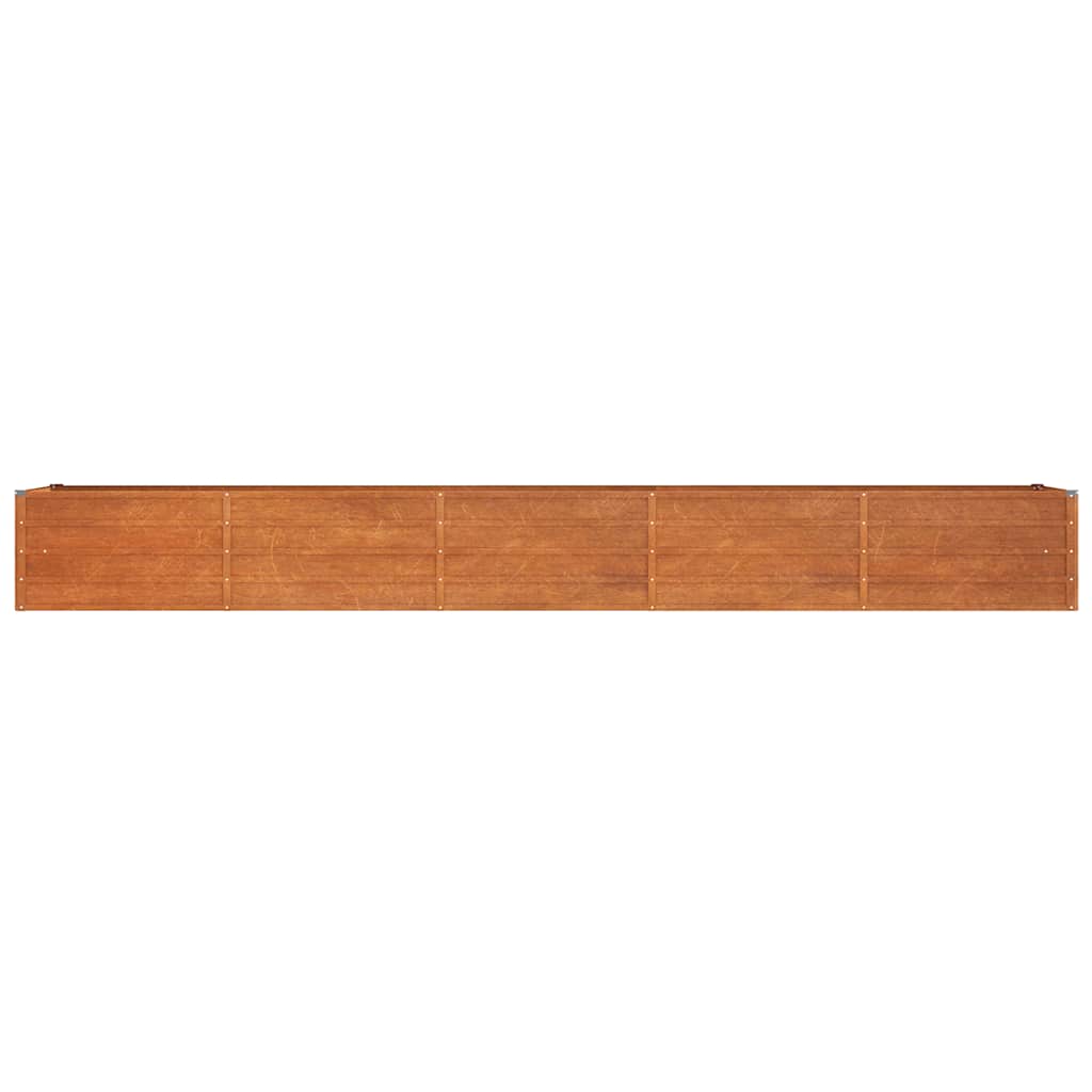 Hochbeet Rostig 100x100x77 cm Cortenstahl