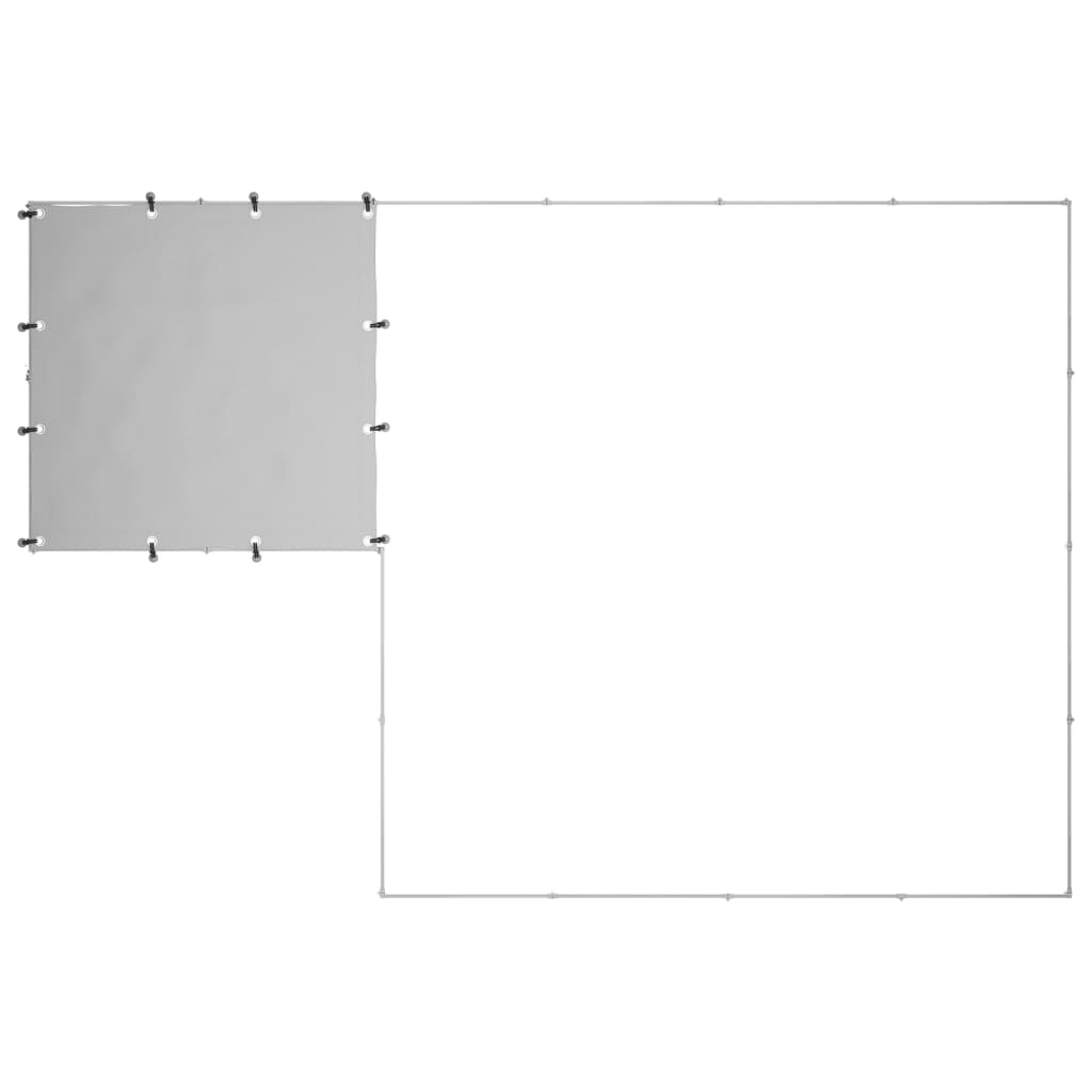 Hundezwinger Schwarz 6,05 m² Stahl