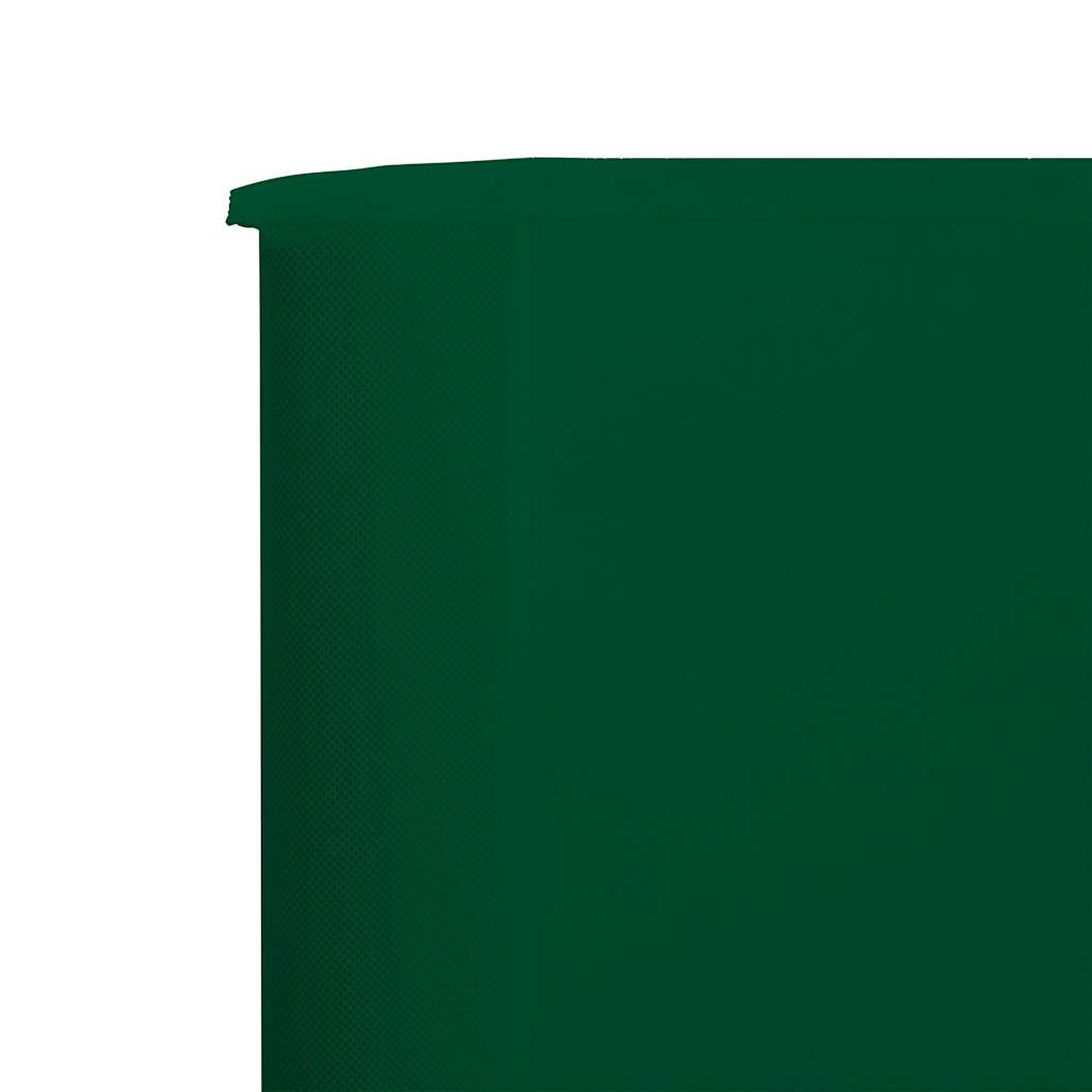 3-teiliges Windschutzgewebe 400 x 120 cm Weiß