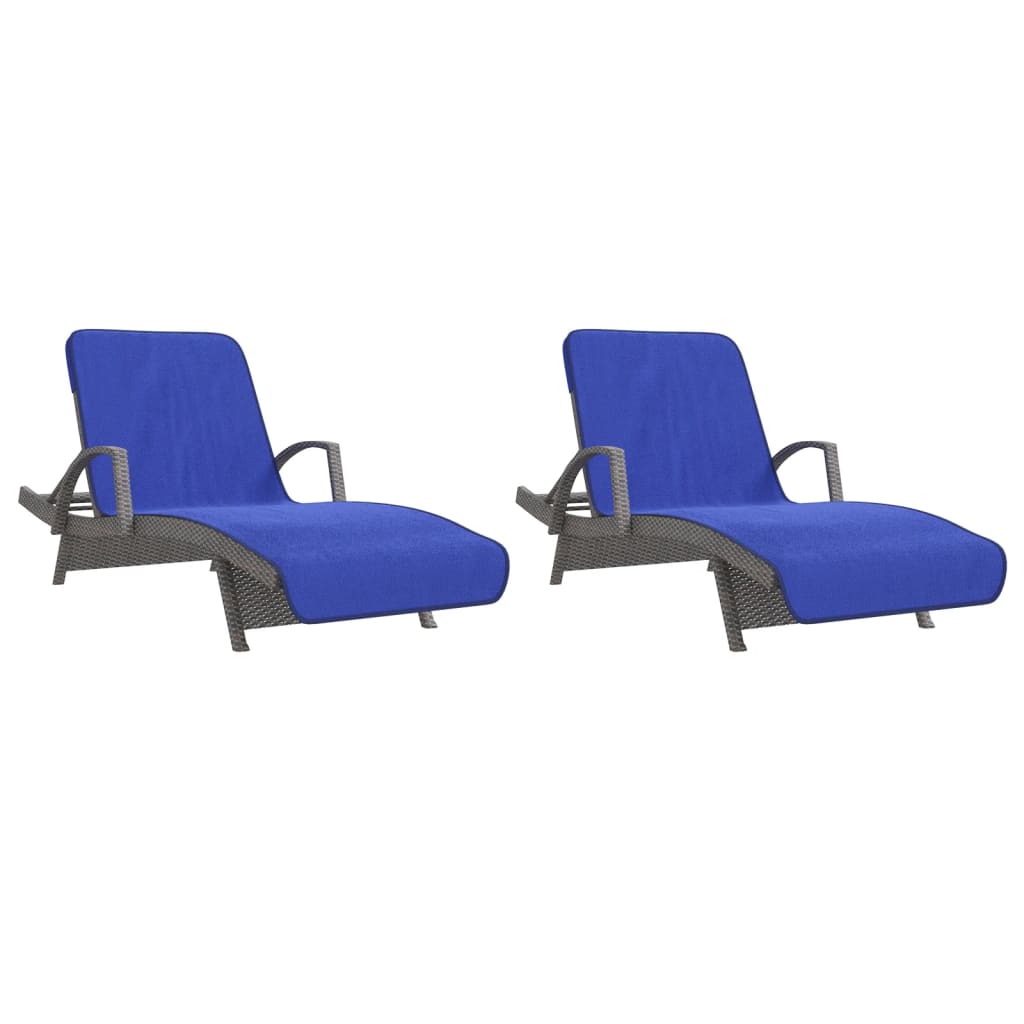 Strandtücher 4 Stk. Weiß 60x135 cm Stoff 400 GSM
