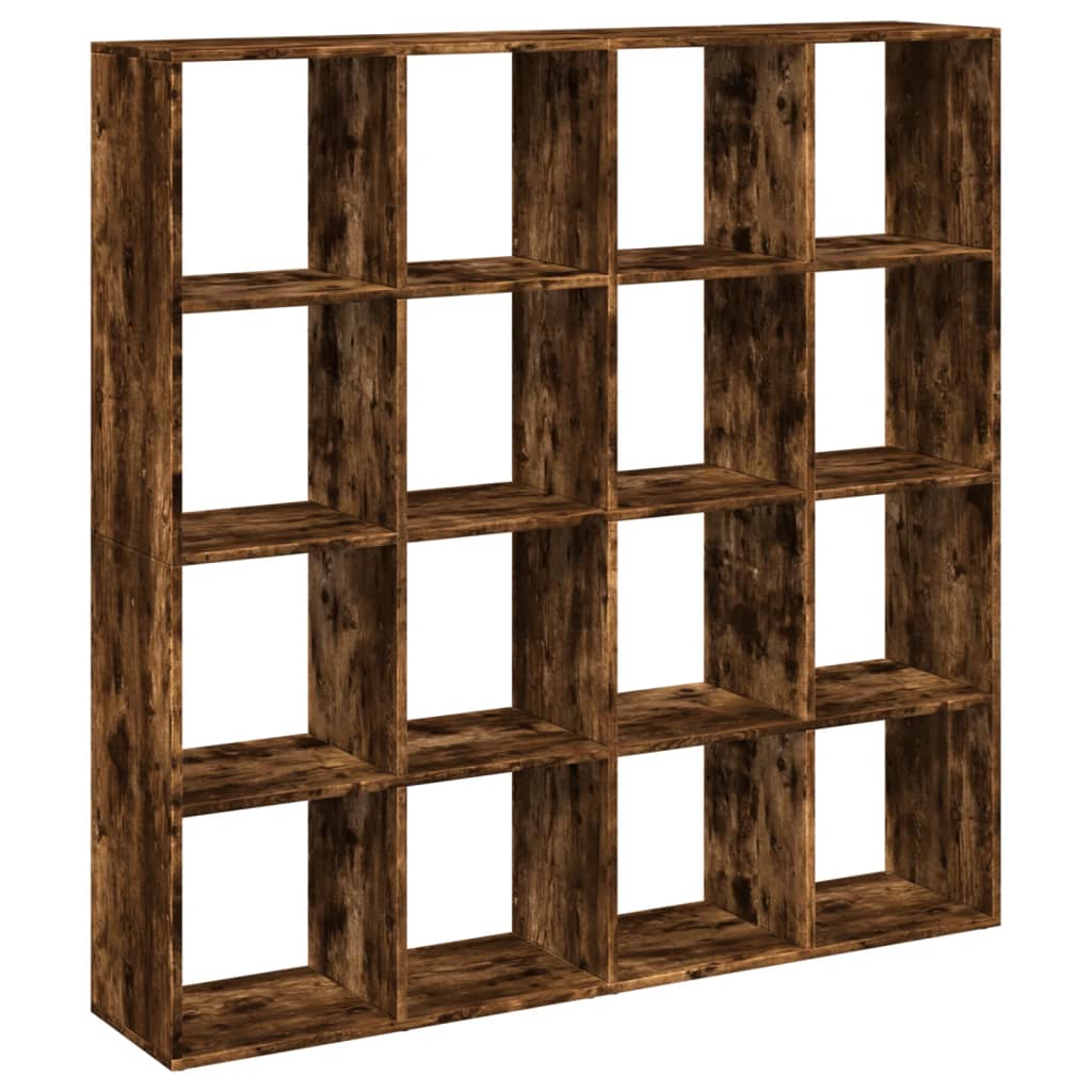 Bücherregal Weiß 137,5x29x137,5 cm Holzwerkstoff