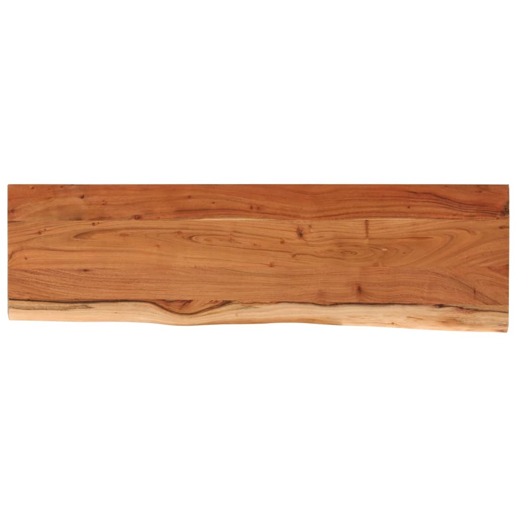 Wandregal 40x20x2,5 cm Rechteckig Massivholz Akazie Baumkante