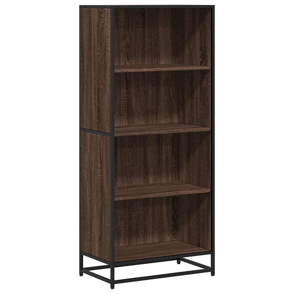 Bücherregal Schwarz 60x35x139 cm Holzwerkstoff