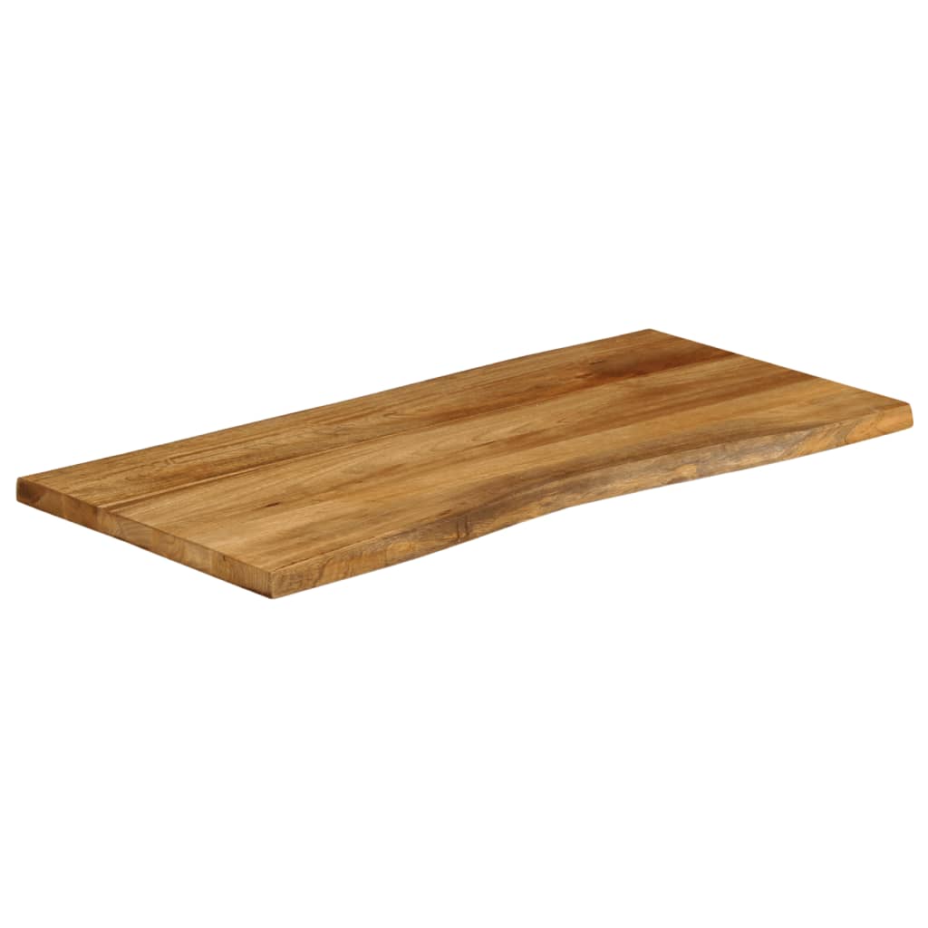 Tischplatte 40x40x2,5 cm Rechteckig Massivholz Akazie Baumkante