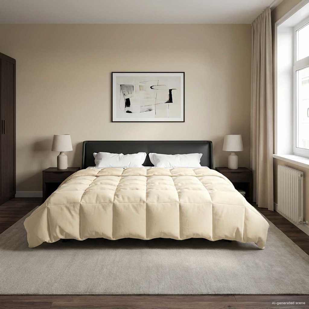 Sommerdecke Gesteppt Anthrazit 135 x 200 cm Mikrofaser