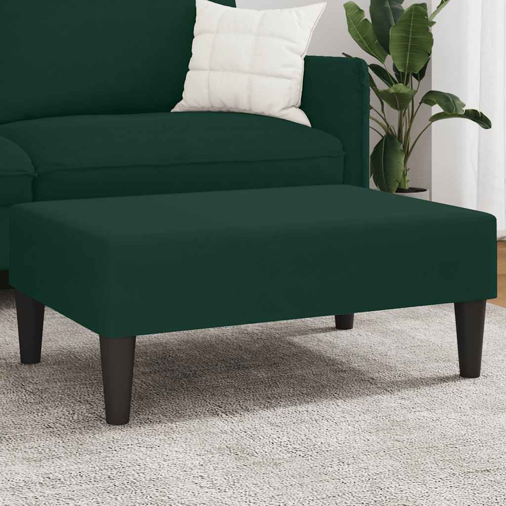 Fußhocker Blau 77x55x31 cm Samt
