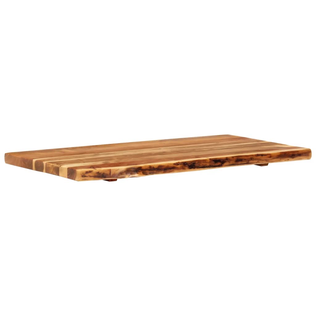 Badezimmer-Waschtischplatte Massivholz Akazie 100x52x2,5 cm