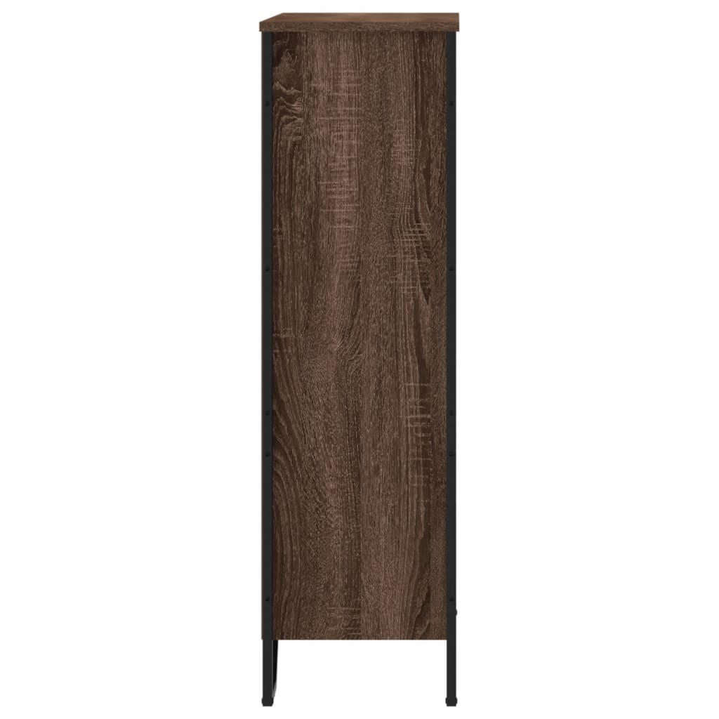 Bücherregal Schwarz 80x31x169 cm Holzwerkstoff