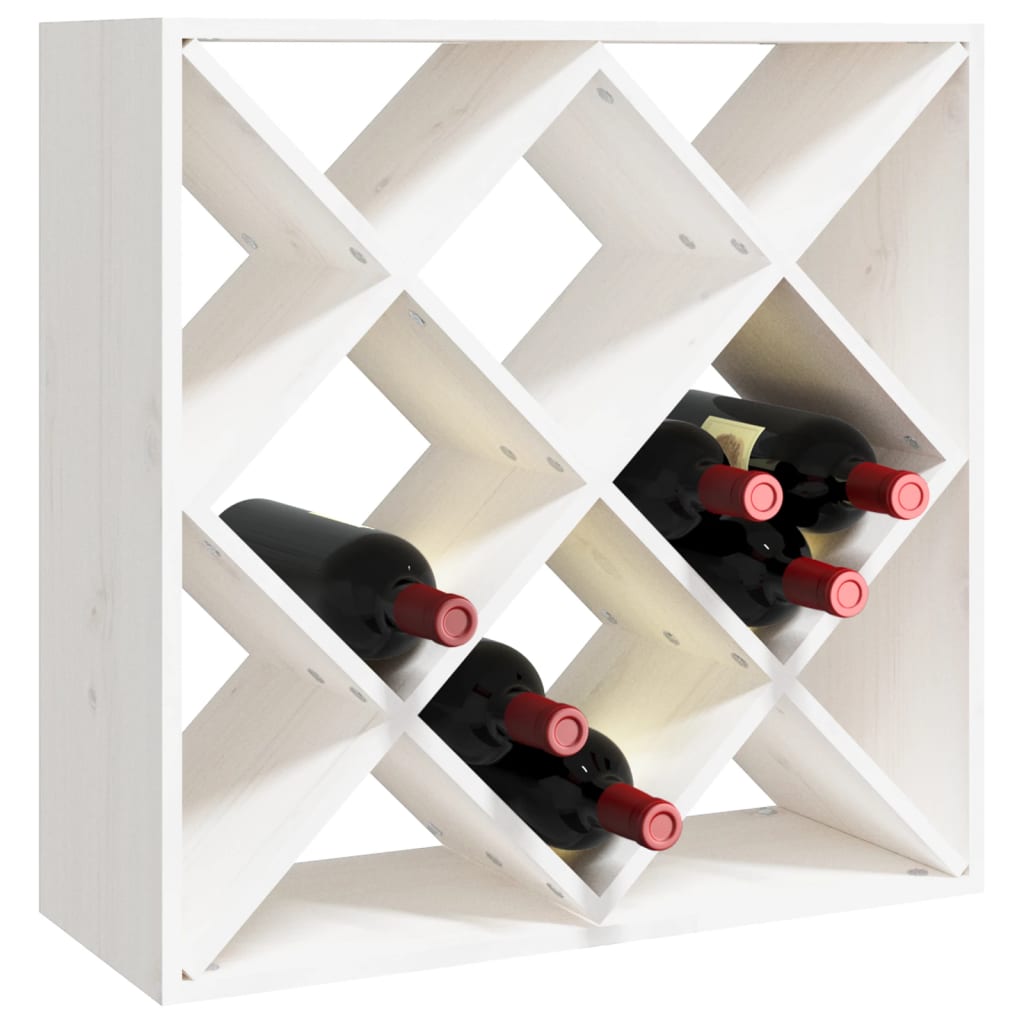 Weinschrank 56 x 25 x 56 cm Massivholz Kiefer