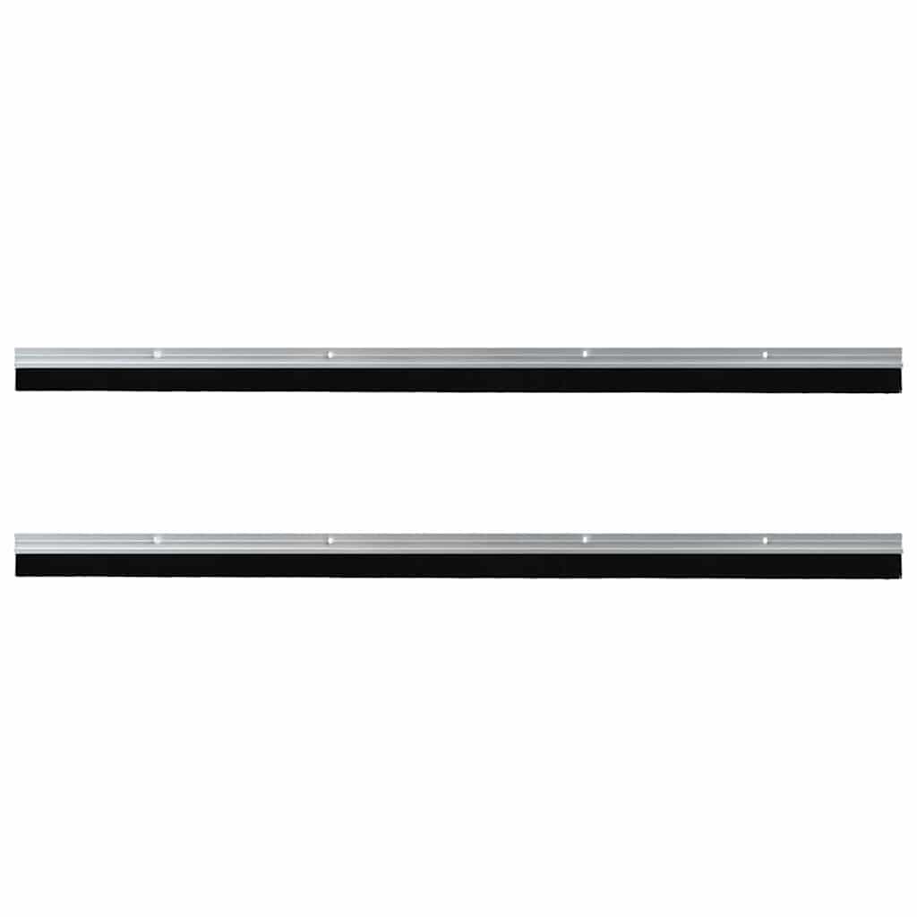 Aufsteck Türbürstendichtungen 2 pcs Braun 100 cm