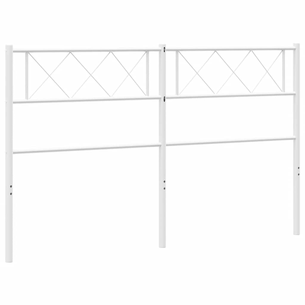 Ersatz-Kopfteil Metall Schwarz 100 cm