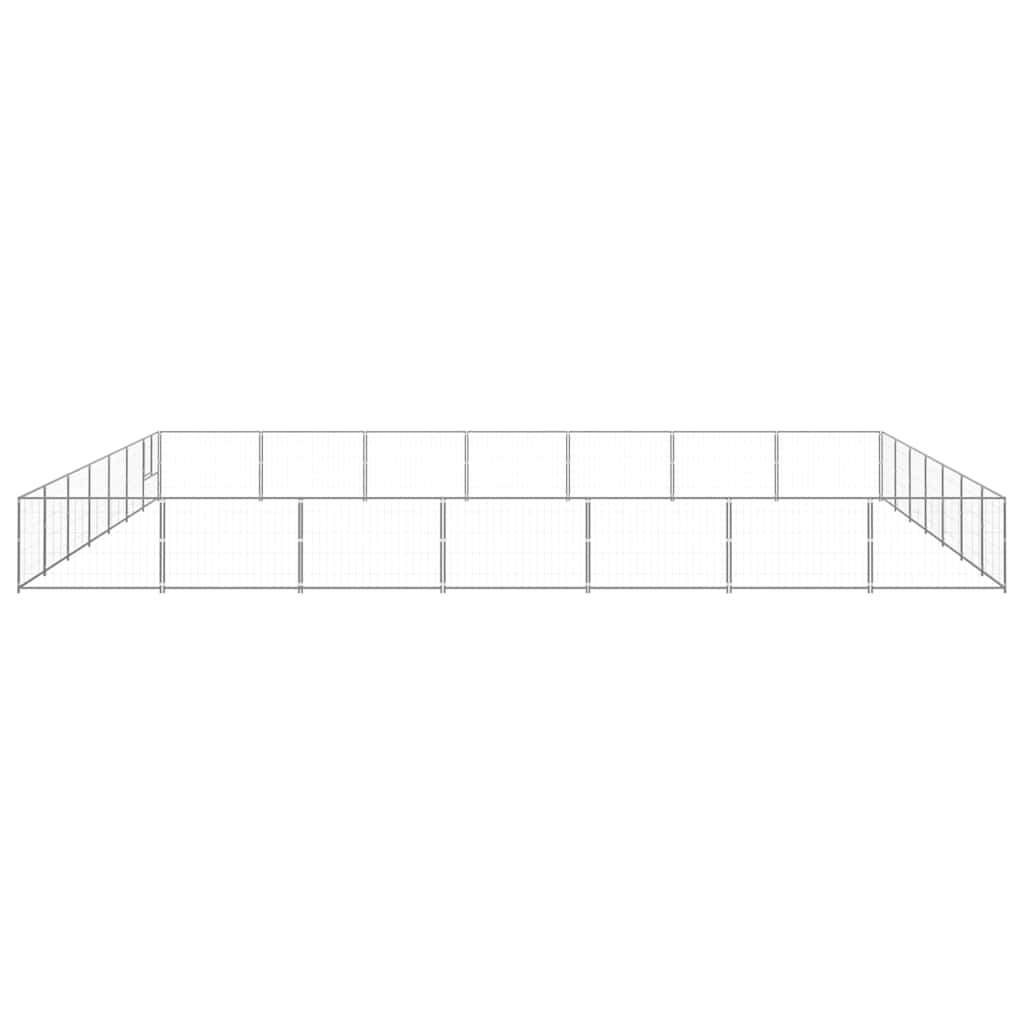 Hundezwinger Schwarz 4 m² Stahl
