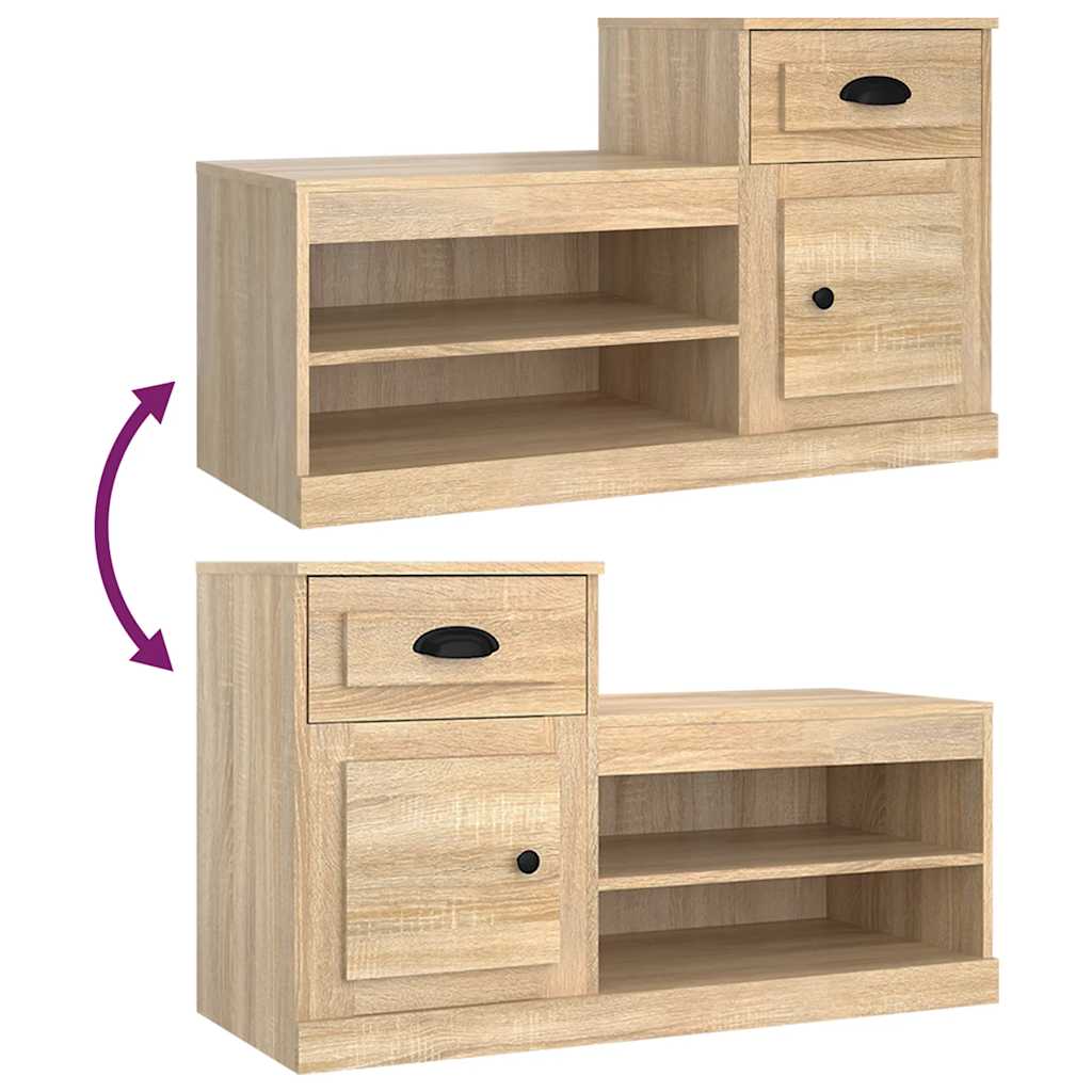 Schuhschrank Weiß 100x42x60 cm Holzwerkstoff