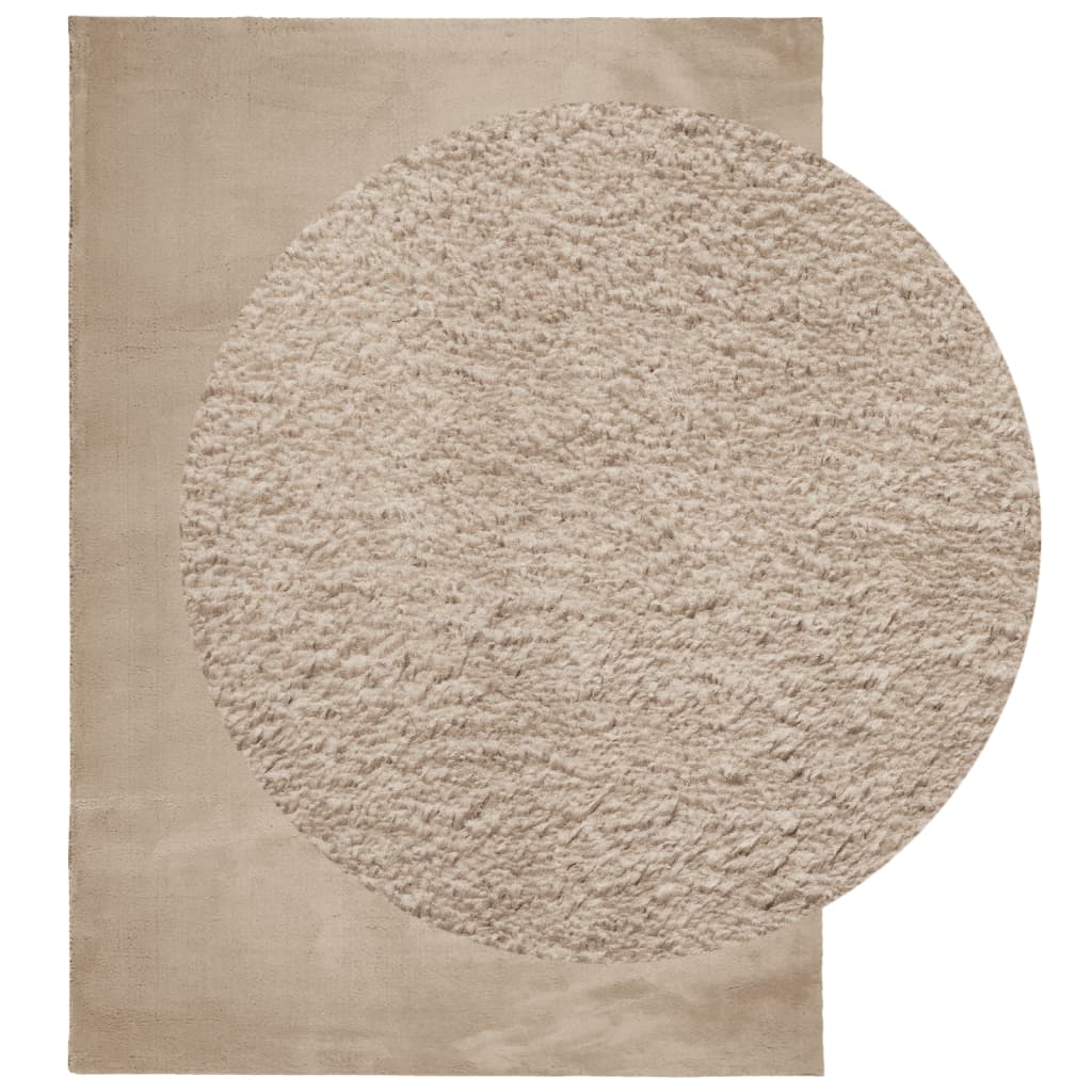 Teppich HUARTE Kurzflor Weich und Waschbar Anthrazit 60x110 cm