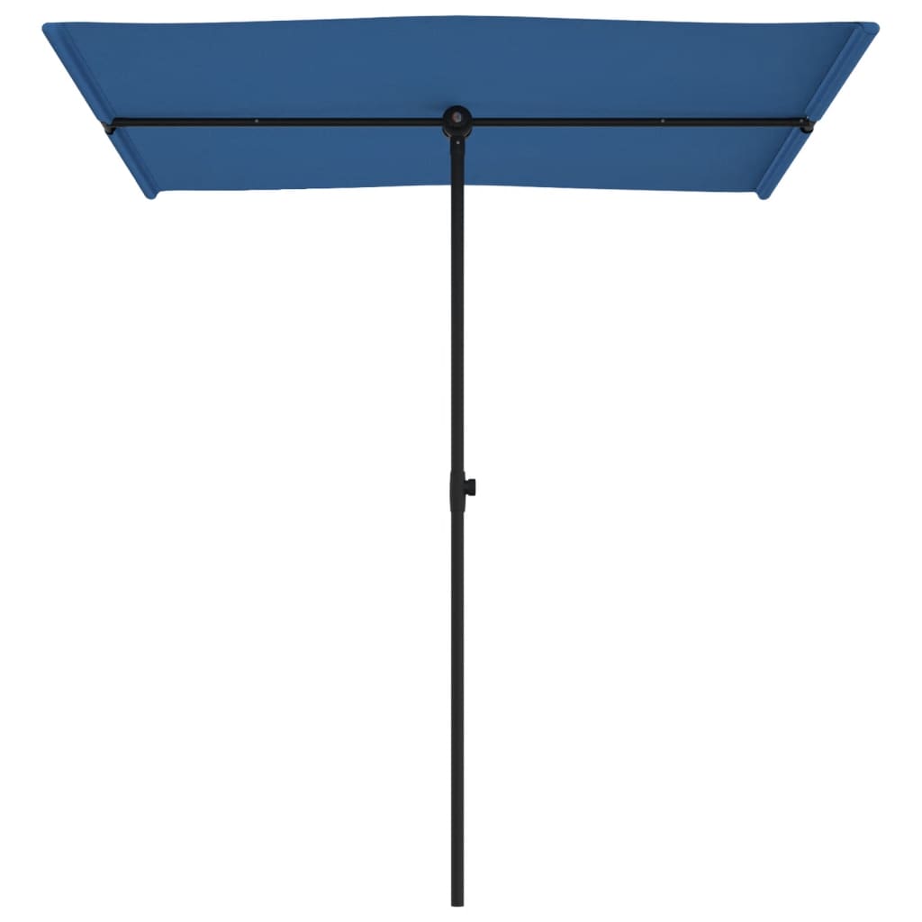 Sonnenschirm mit Aluminium-Mast 180x110 cm Bordeauxrot