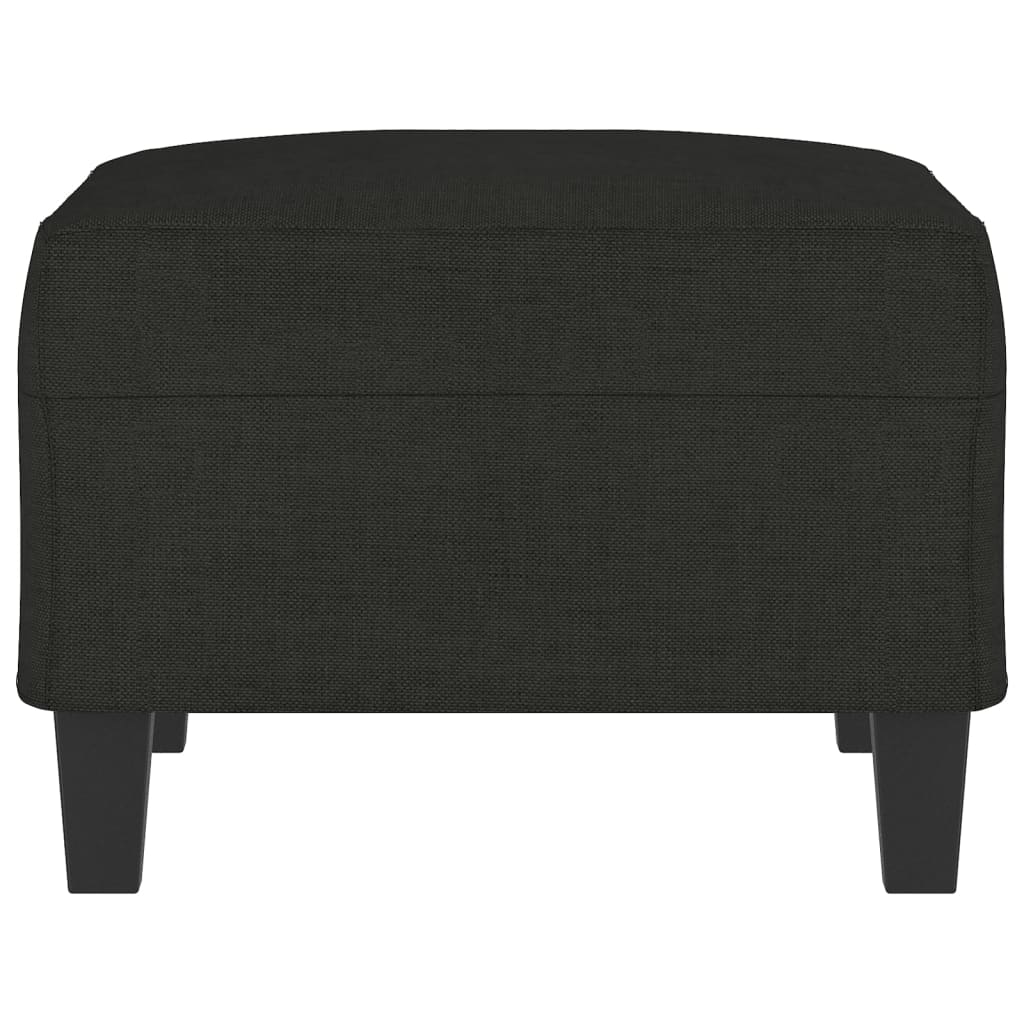 Fußhocker Hellgrau 60x50x41 cm Stoff