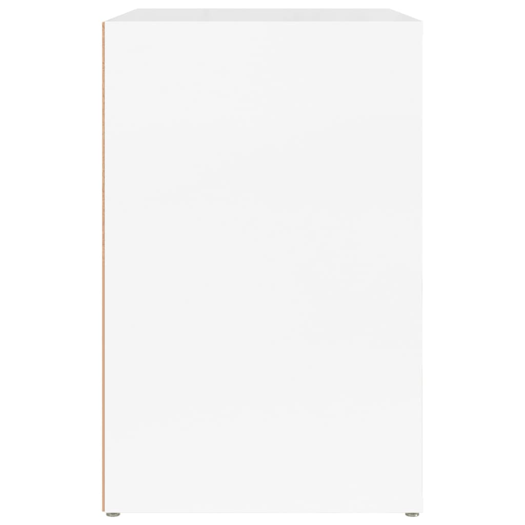 Schuhschrank Weiß 130x35x54 cm Holzwerkstoff