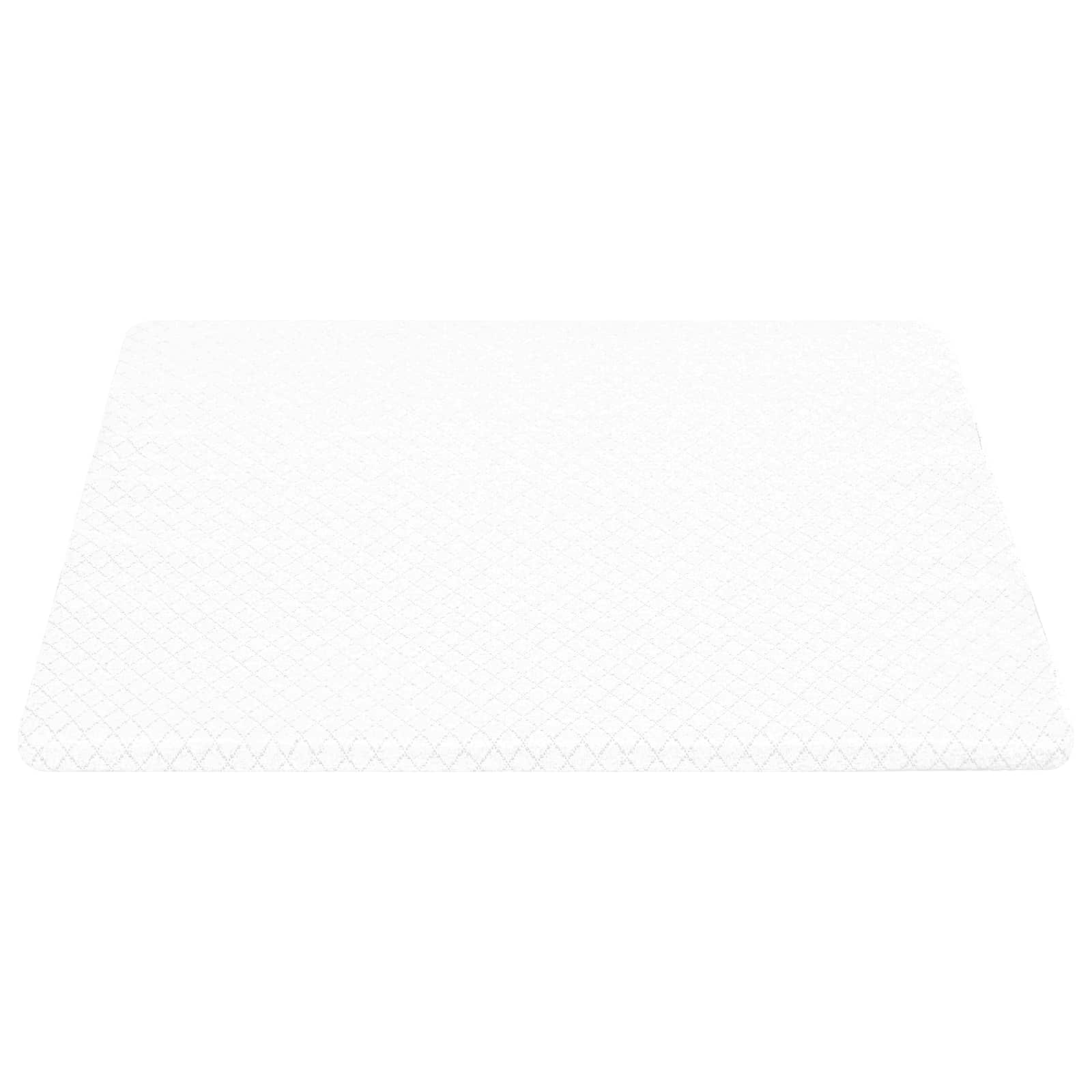 Keil Kopfkissen Uni Weiß 69 x 64 x 19 cm Viscoschaum