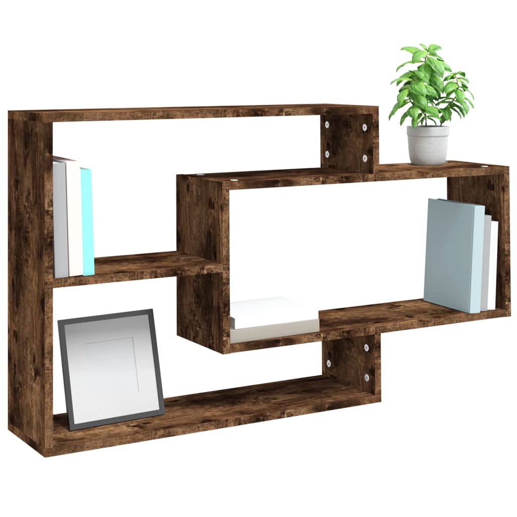 Wandregale Weiß 104x20x58,5 cm Holzwerkstoff