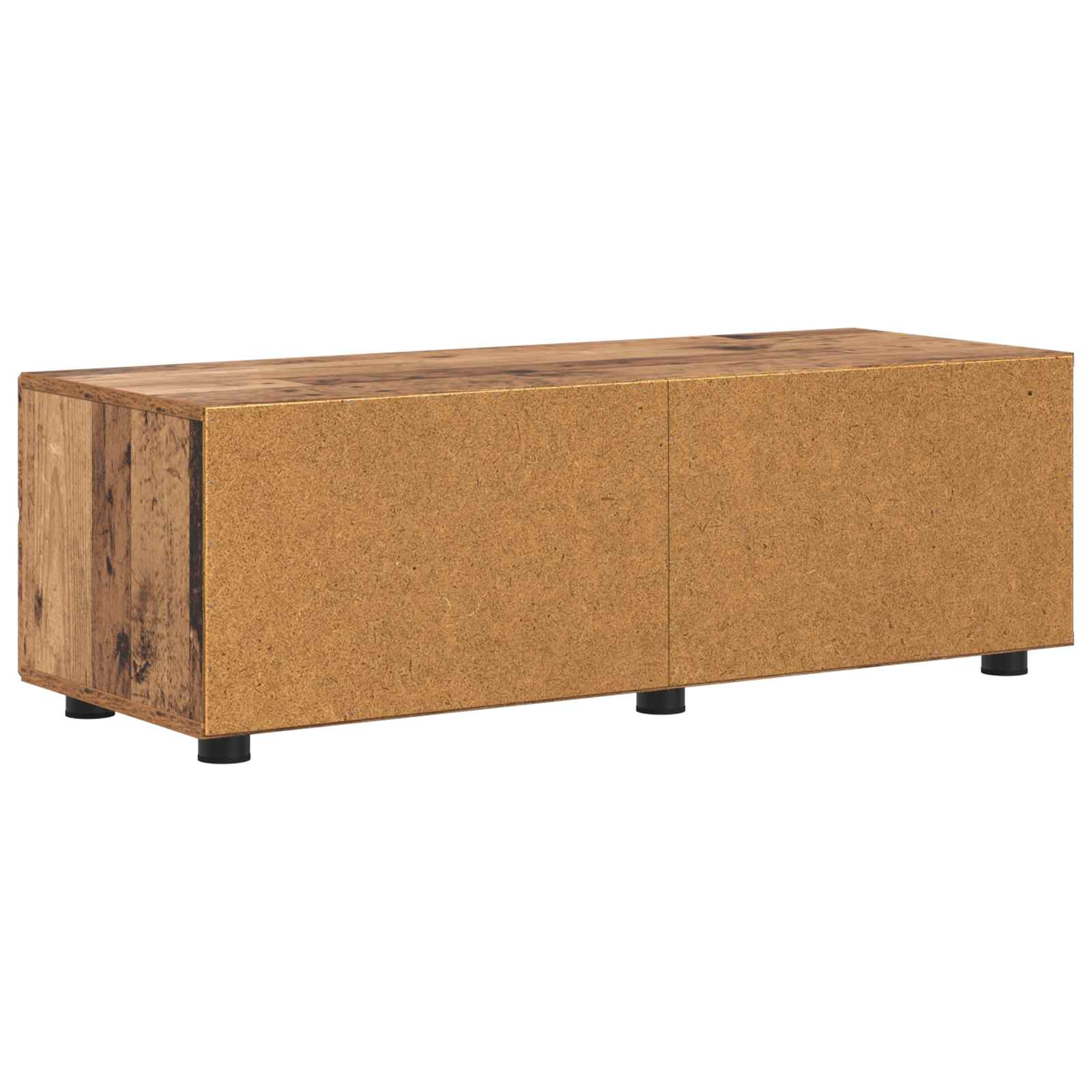 Highboard mit Regal FLORIN Weiß 60 x 35 x 182 cm Holzwerkstoff
