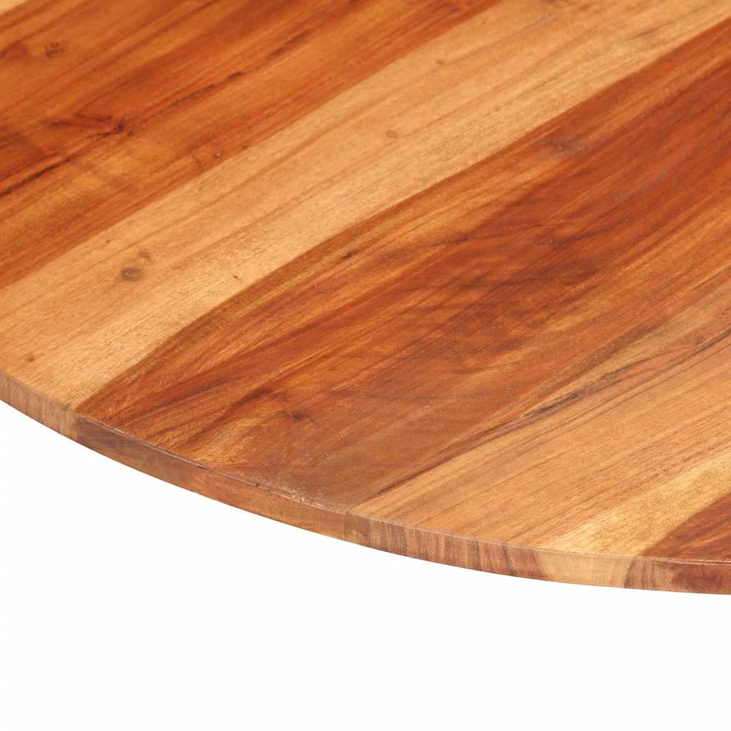 Tischplatte Massivholz Akazie Rund 15-16 mm 40 cm