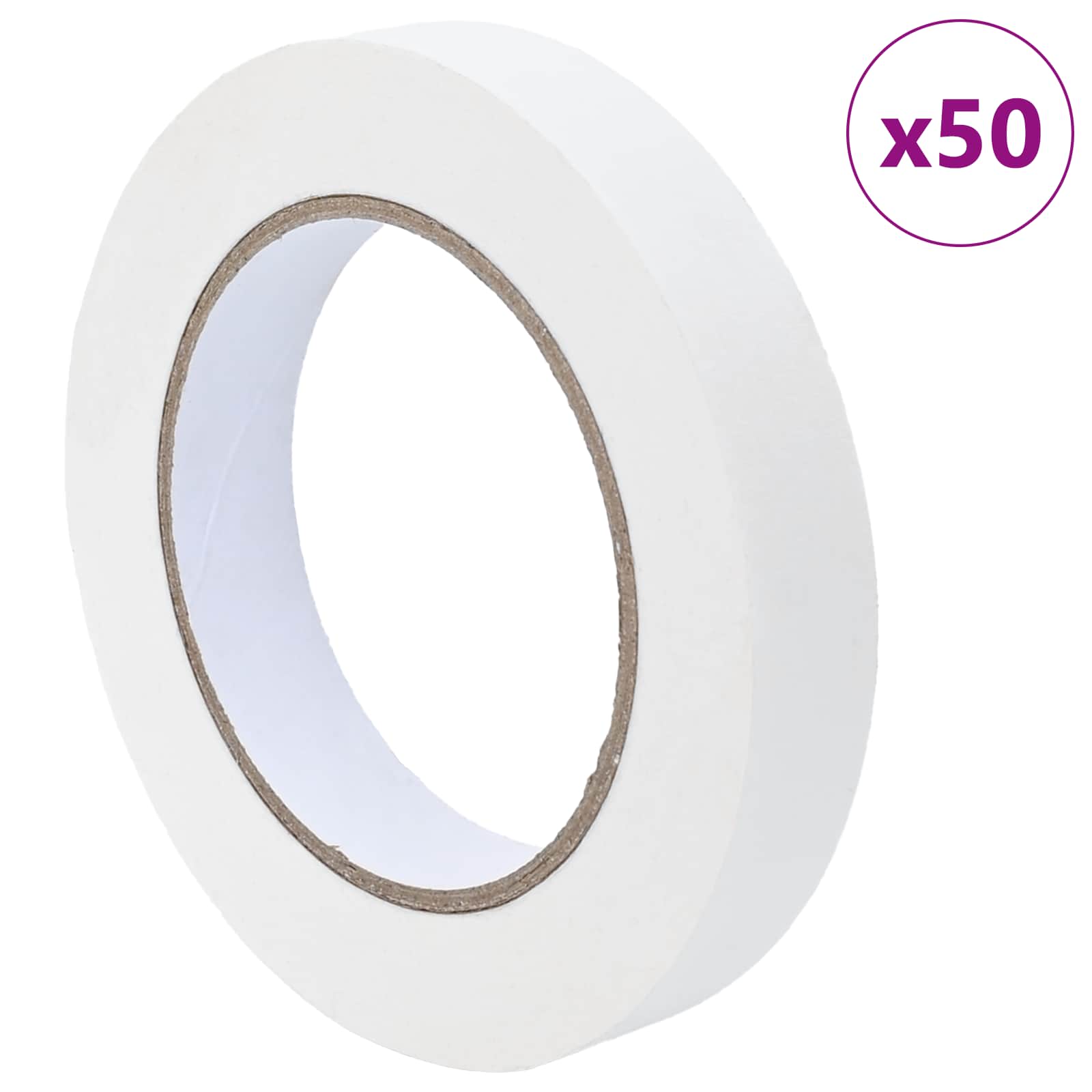 Malerklebebänder 6 pcs Weiß 19mm x 50m Papier
