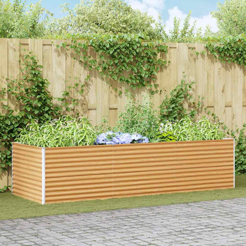 Garten-Hochbeet 100 x 50 x 36 cm Cortenstahl
