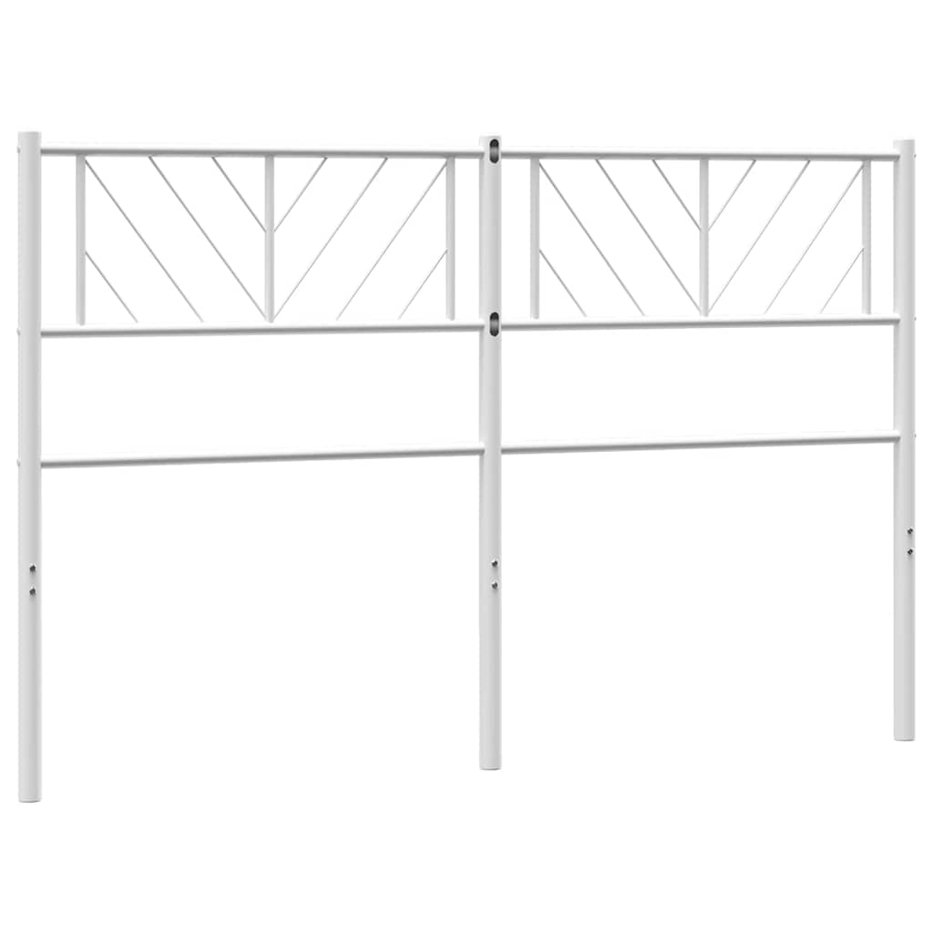 Ersatz-Kopfteil Metall Schwarz 100 cm