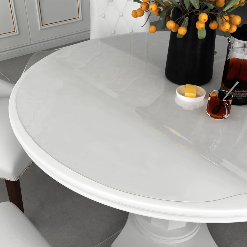 Tischfolie Transparent Ø 60 cm 1,6 mm PVC