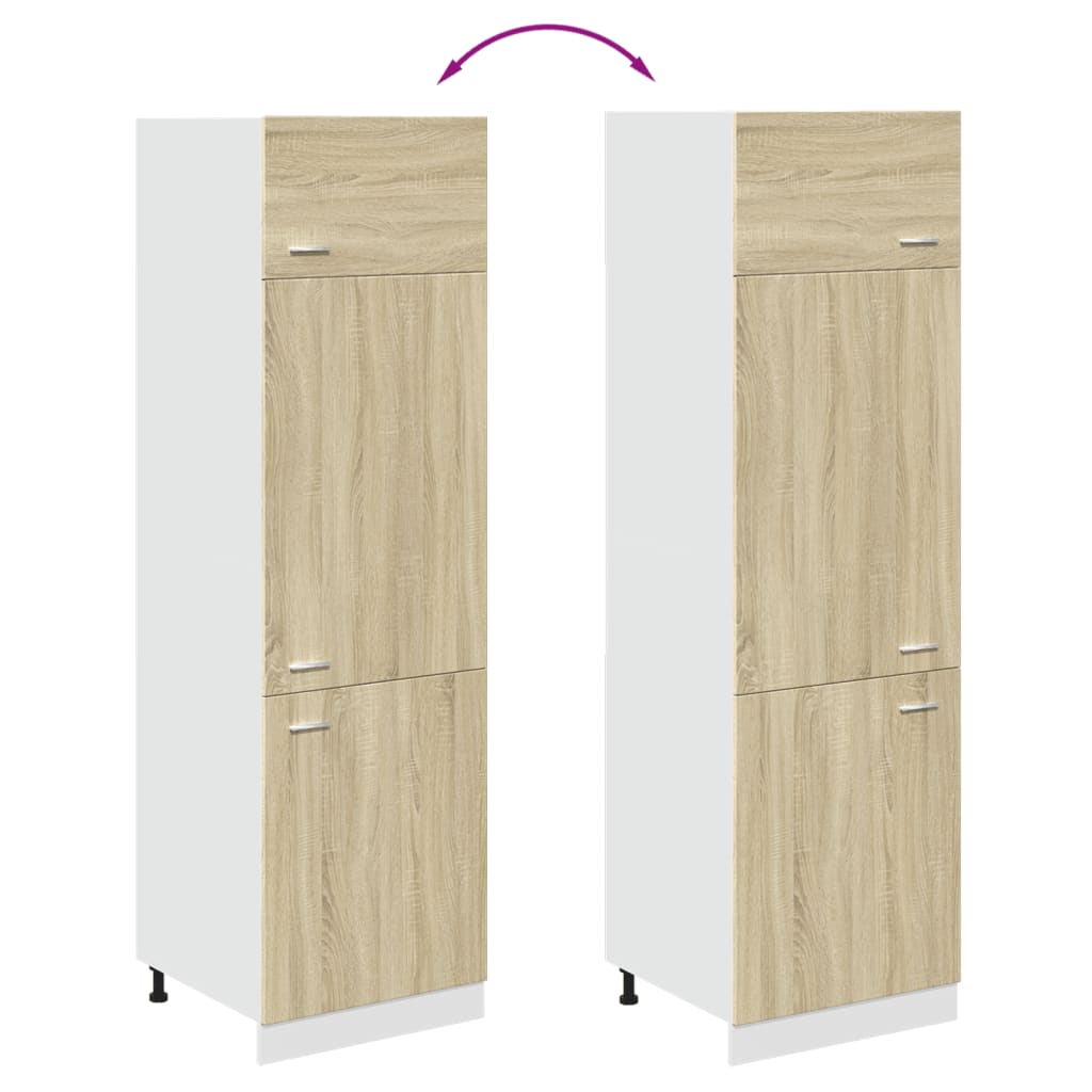 Unterschrank Lyon Weiß 60x46x81,5 cm Holzwerkstoff