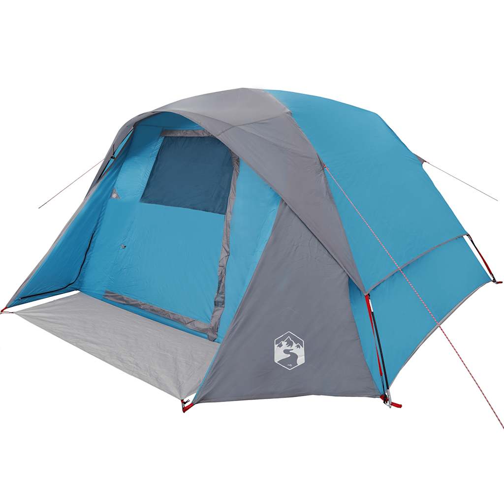 Campingzelt 4 Personen Grün Wasserdicht