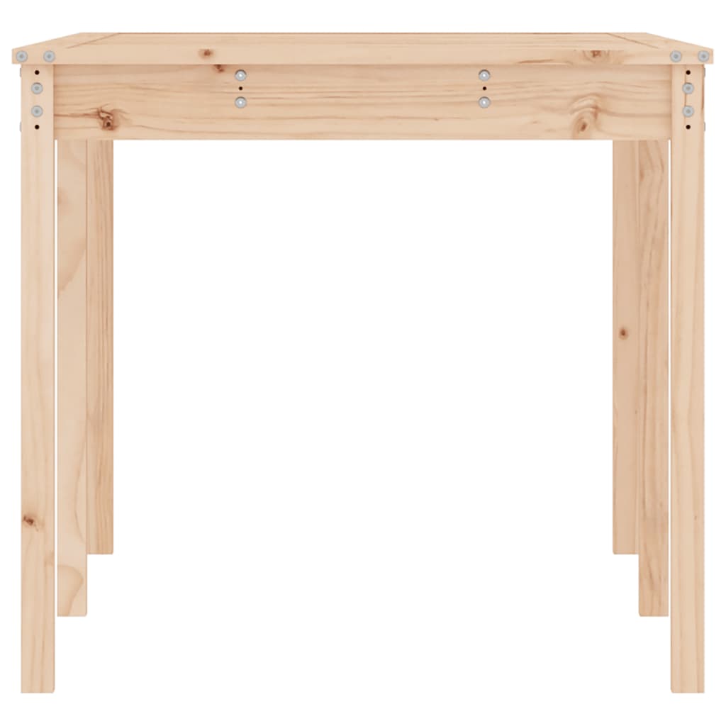 Gartentisch 82,5x82,5x76 cm Massivholz Kiefer