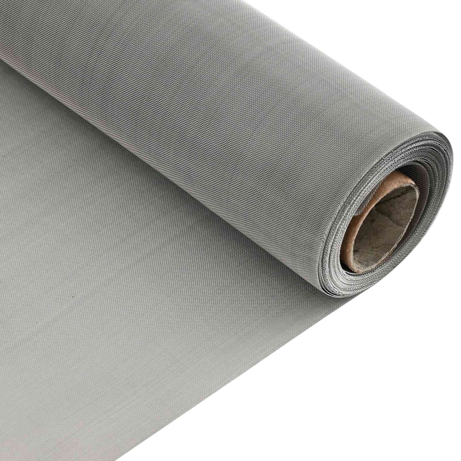 Mesh Bildschirm 20 x 500 cm 20 Mesh Edelstahl 201 Silber