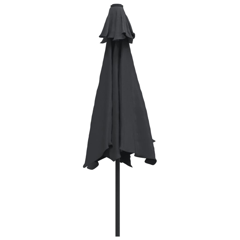 Sonnenschirm mit Metall-Mast 300 cm Bordeauxrot