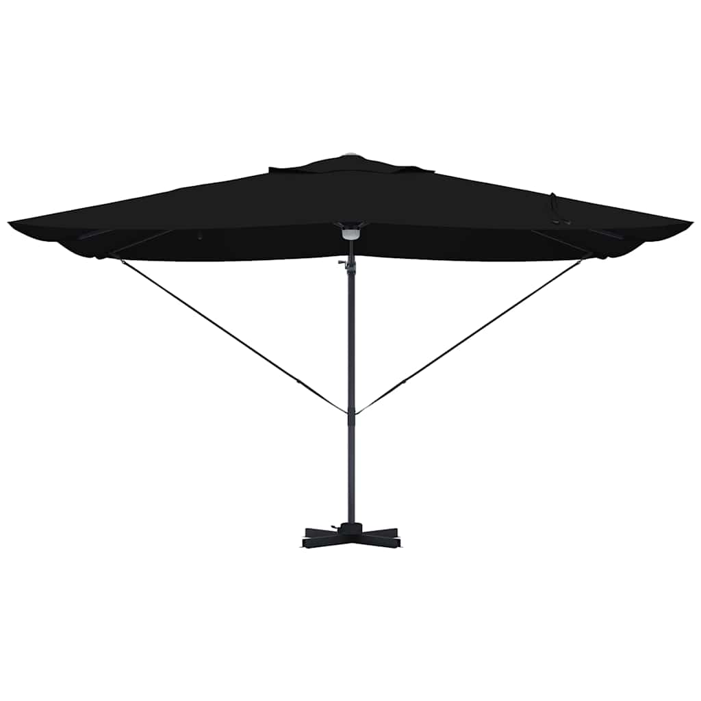 Sonnenschirm Sand 351 x 250 x 253 cm Polyester und Aluminium