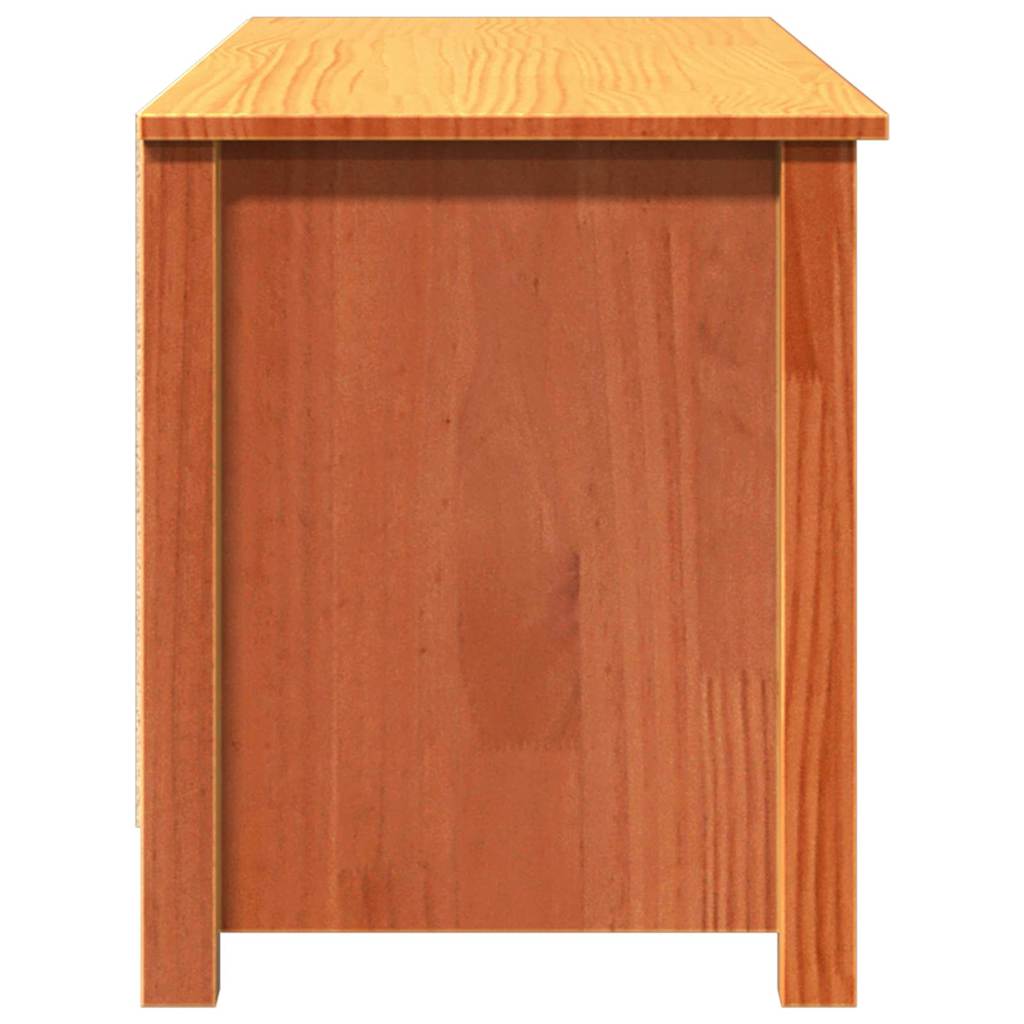 Schuhbank Weiß 70x38x45,5 cm Massivholz Kiefer