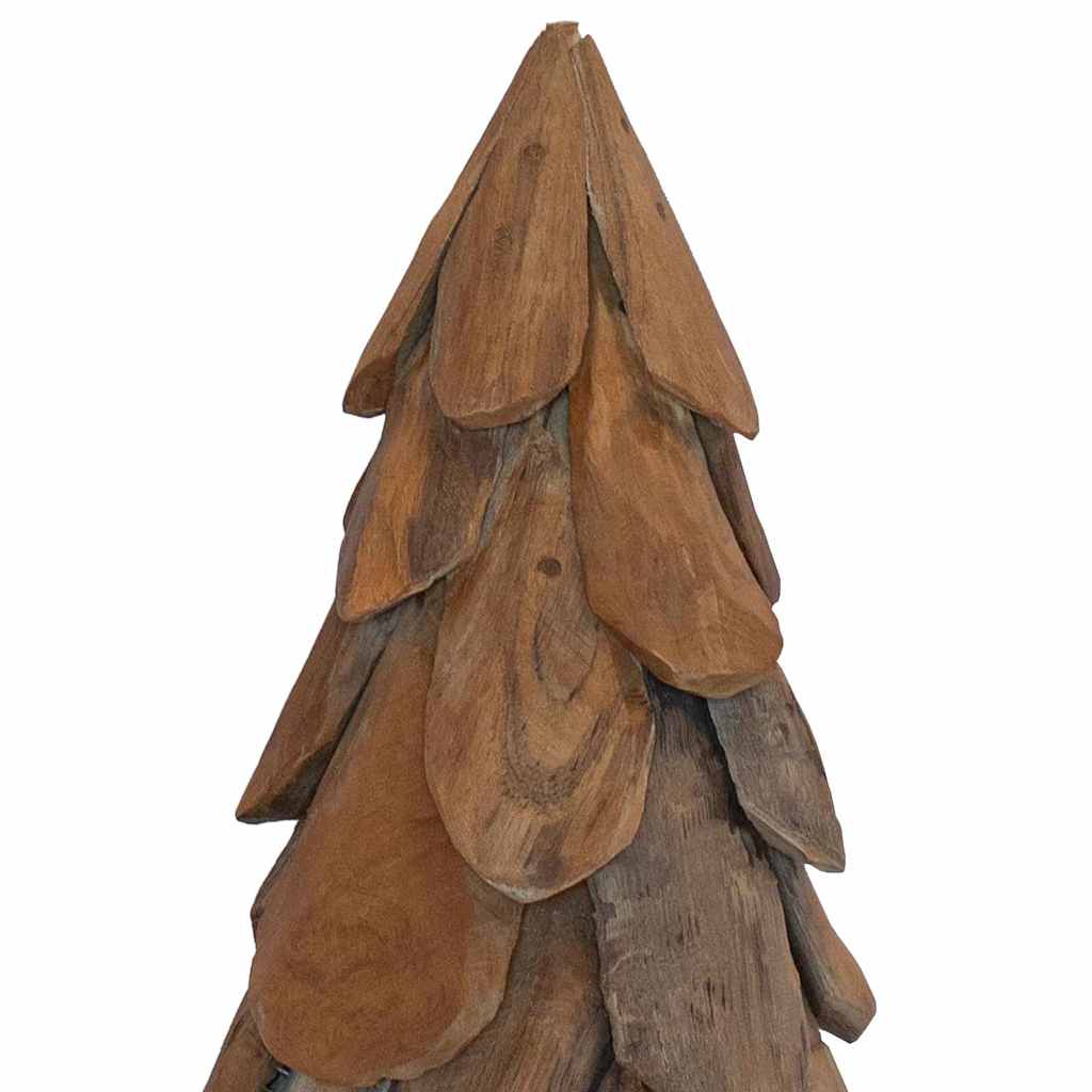 Weihnachtsbaum mit Ständer Braun 61 cm Massivholz Teak