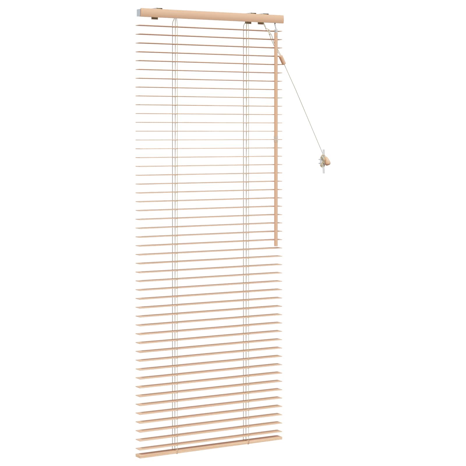 Jalousie Eichenoptik 40 x 130 cm 35 mm Massives Paulownia-Holz