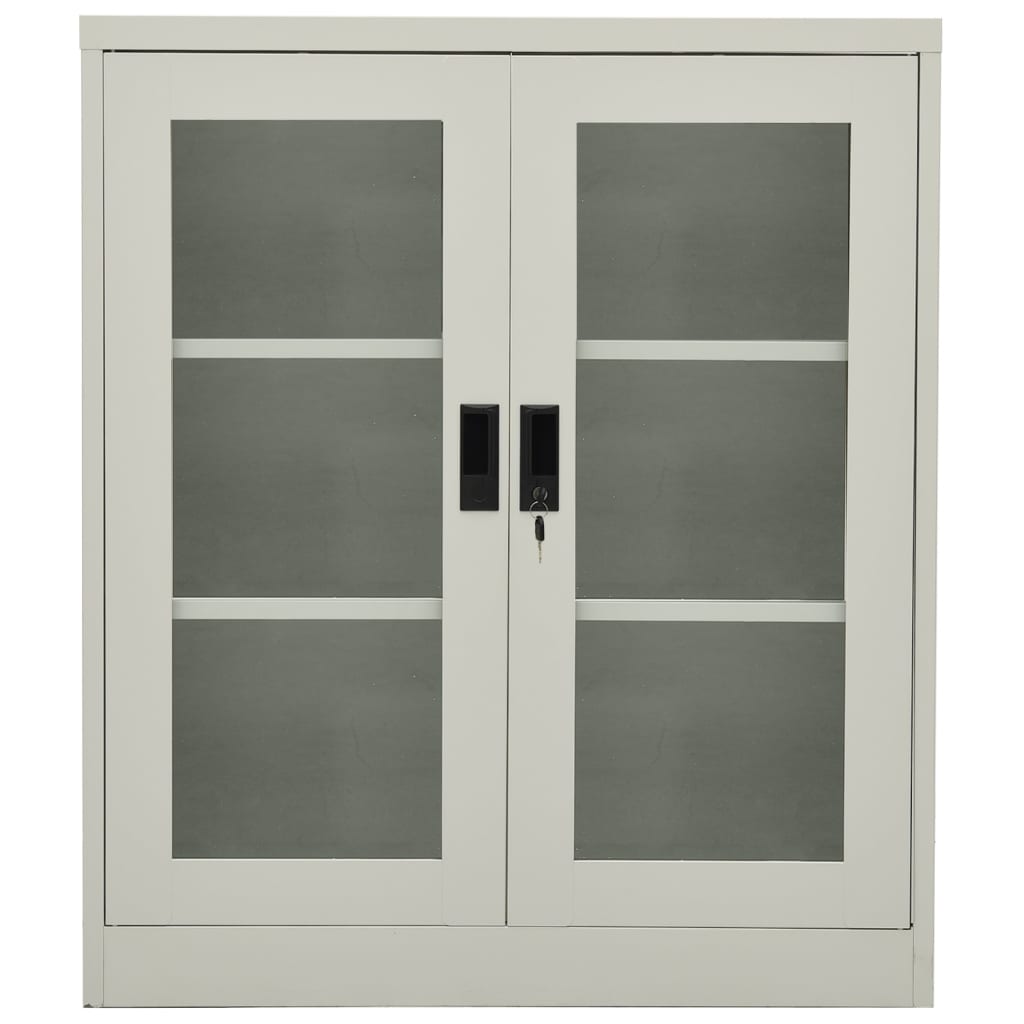 Büroschrank Weiß 90x40x70 cm Stahl