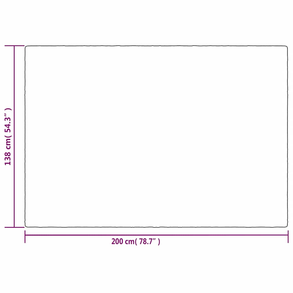 Gewichtsdecke mit Bezug Grau 122x183 cm 9 kg Stoff